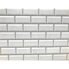 Reco Bevelled White Tile Wall Panel PVC 2440(W) x 1220mm(H) Dark Grout
