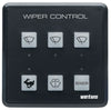 VETUS windscreen wiper control panel for up to 3 wipers, 12/24 V