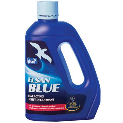 Elsan Blue Toilet Fluid Germ and Bacteria Killer (2 Litres) TC-001 BLU02