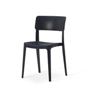 Vivo Polypropylene Side Chair for Contract Use - Dark Grey