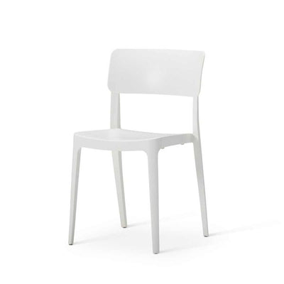 Vivo Polypropylene Side Chair for Contract Use - White
