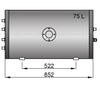 VETUS Twin-coil calorifier, 75lt. (WHT075)