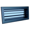 Black Aluminum Supply Air Grille 200x100 (8x4") 20881B
