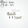Clamcleat CL221 Dinghy Leech Line Cleat- Complete