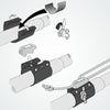 Clamcleat CL244 - Aluminium Boom Cleat and Clamps