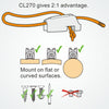 Clamcleat CL270 Racing Micros with Becket
