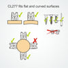 Clamcleat CL277 Side entry Racing Micros (Starboard)