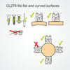 Clamcleat CL278 Side entry Racing Micros (Port)