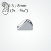 Clamcleat CL712 - Small Alloy Insert Cleat for ropes 3-5mm