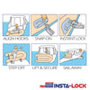Insta-Lock Snap Davit Kit Extended Reach