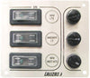 Switch panel SP by Lalizas 3, 4, 9, or 12 switches