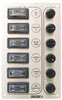 Switch panel SP by Lalizas 3, 4, 9, or 12 switches