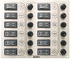 Switch panel SP by Lalizas 3, 4, 9, or 12 switches