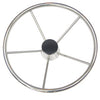 Steering wheel, stainless steel with cap by Lalizas