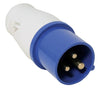Plug, male, 16A, 220-240V, blue by Lalizas