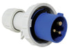 Plug, male, w/ safety ring 16A, 220-240V, blue by Lalizas