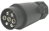 Trailer Plug Male, 7 pin, for 11887 plug by Lalizas