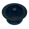100 mm (4") Round Damper Vent , Off, black 62209D