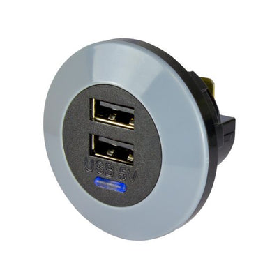 Alfatronix Powerverter USB Charger 12/24V DC 5V DC F/Fit 2 x Output