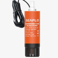 SEAFLO Inline Pump 200 gph 1M Wire Without Clips