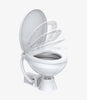 SEAFLO Marine Toilet 12V Electric Marine Toilet Regular Size Horizontally Mounted