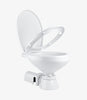 SEAFLO Marine Toilet 12V Electric Marine Toilet Regular Size Horizontally Mounted