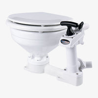 SEAFLO Marine Toilet Manually Operated Marine Toilet - Compact Size