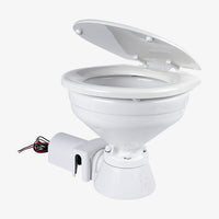 SEAFLO Marine Toilet 12V Electric Marine Toilet Compact Size Horizontally Mounted