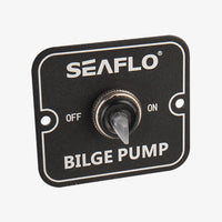 SEAFLO Bilge Switch Panel 2-Way Panel Switch 12V & 24V