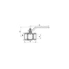 AG Lever Ball Valve PN40 1" BSP Male to Female