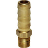 AG Brass Hose Connector 1/8" BSP Taper Male - 3/8" Hose