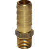 AG Brass Hose Connector 1/4" BSP Taper Male - 1/2" Hose