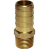 AG Brass Hose Connector 3/8" BSP Taper Male - 5/8" Hose
