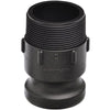 AG Kwick-Kam 1-1/2" Poly Adapter x 1-1/2" BSP Male