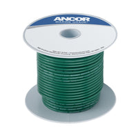 Ancor Tinned Copper Wire, 18 AWG (0.8mm²), Green - 500ft