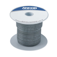 Ancor Tinned Copper Wire, 18 AWG (0.8mm²), Grey - 250ft