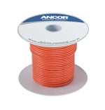 Ancor Tinned Copper Wire, 18 AWG (0.8mm²), Orange - 500ft