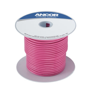 Ancor Tinned Copper Wire, 18 AWG (0.8mm²), Pink - 1000ft