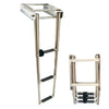 Platform ladder, telescopic, Stainless Steel 316 by Lalizas