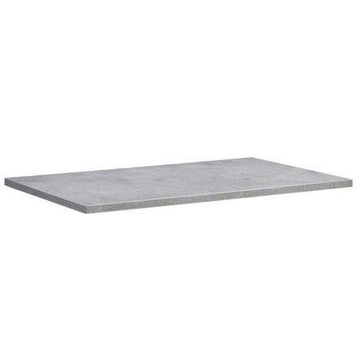 Tabilo Tuff Top Rectangle Table Top (1200mm x 700mm / Grey Concrete)