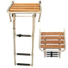 Platform with telescopic ladder, Stainless Steel 316 by Lalizas
