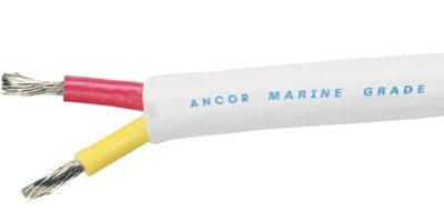Ancor Safety Duplex Cable, 12/2 AWG (2 x 3mm²), Flat - 25ft