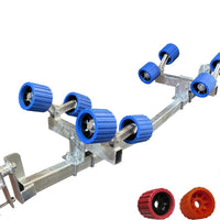Swinging Arm Cradle Assembly with Eight Non Marking Wobble Rollers