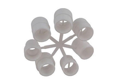 Six Ring Valve Collars for Electric Pumps SP712 - White