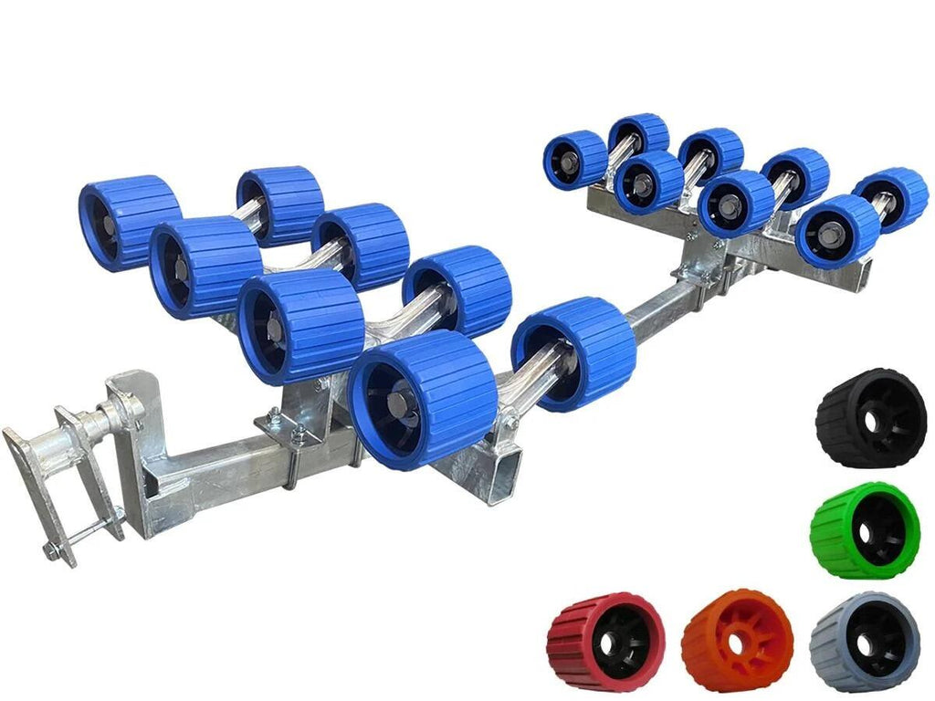 Swinging Arm Cradle Assembly with Sixteen Non Marking Wobble Rollers |  ChasNewensMarine