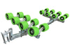 16 roller swing arm green