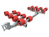 16 roller swing arm red