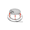 Inspection Hatch cw seal Fitted with Cover with toggle lock