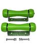 200kr angled castors green