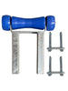 200kr t piece blue castors with bracket